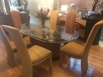 Custom Dining Room Set w/ Matching Valance