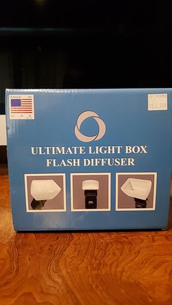 ultimate light box flash diffuser canon