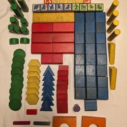 Vintage 1960s or 70s PlaySkool Wood Building & Disney Alphabet Blocks - Pickup in 91706