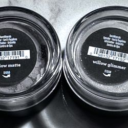 New Sealed Lot Of 2 bareMinerals Eye Color bare escentuals Willow Gimmer & Matte
