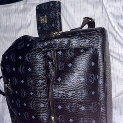 mcm bag wallet and belt