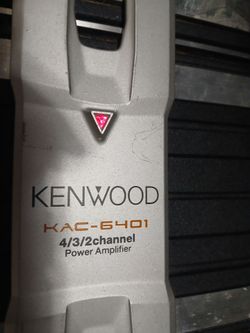 Kenwood   power amplifier 320 w maximum power