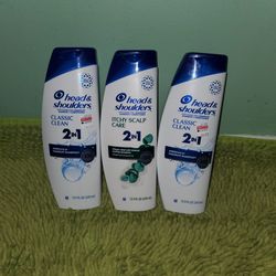 3 Head&shoulders 12.5oz (2 Classic Clean/1 Itchy Scalp Care)2in1