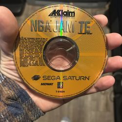 NBA Jam Tournament Edition For Sega Saturn - Disc Only 
