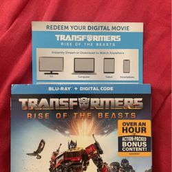 Transformers Rise Of The Beasts Digital Code/copy Only 