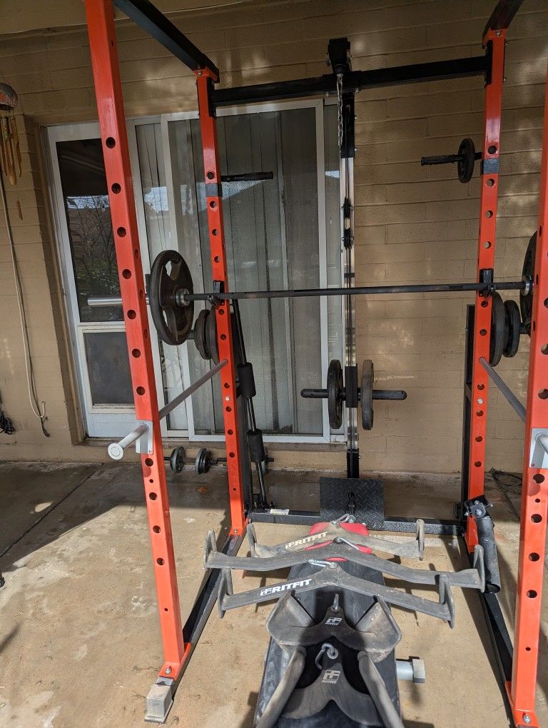 Ritfit Rack And Weights With Bench