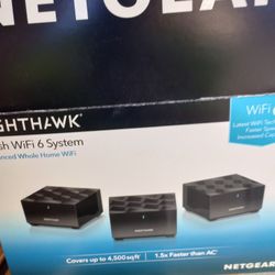 nighthawk wesh wifi 6 system AX1800