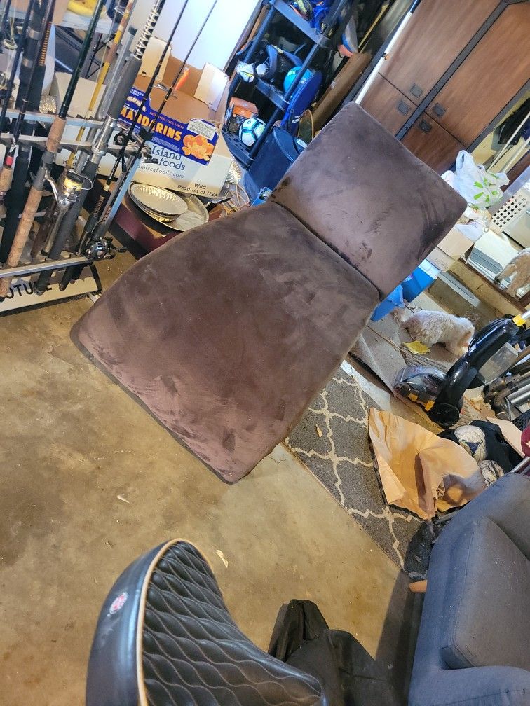 brown couch chaise