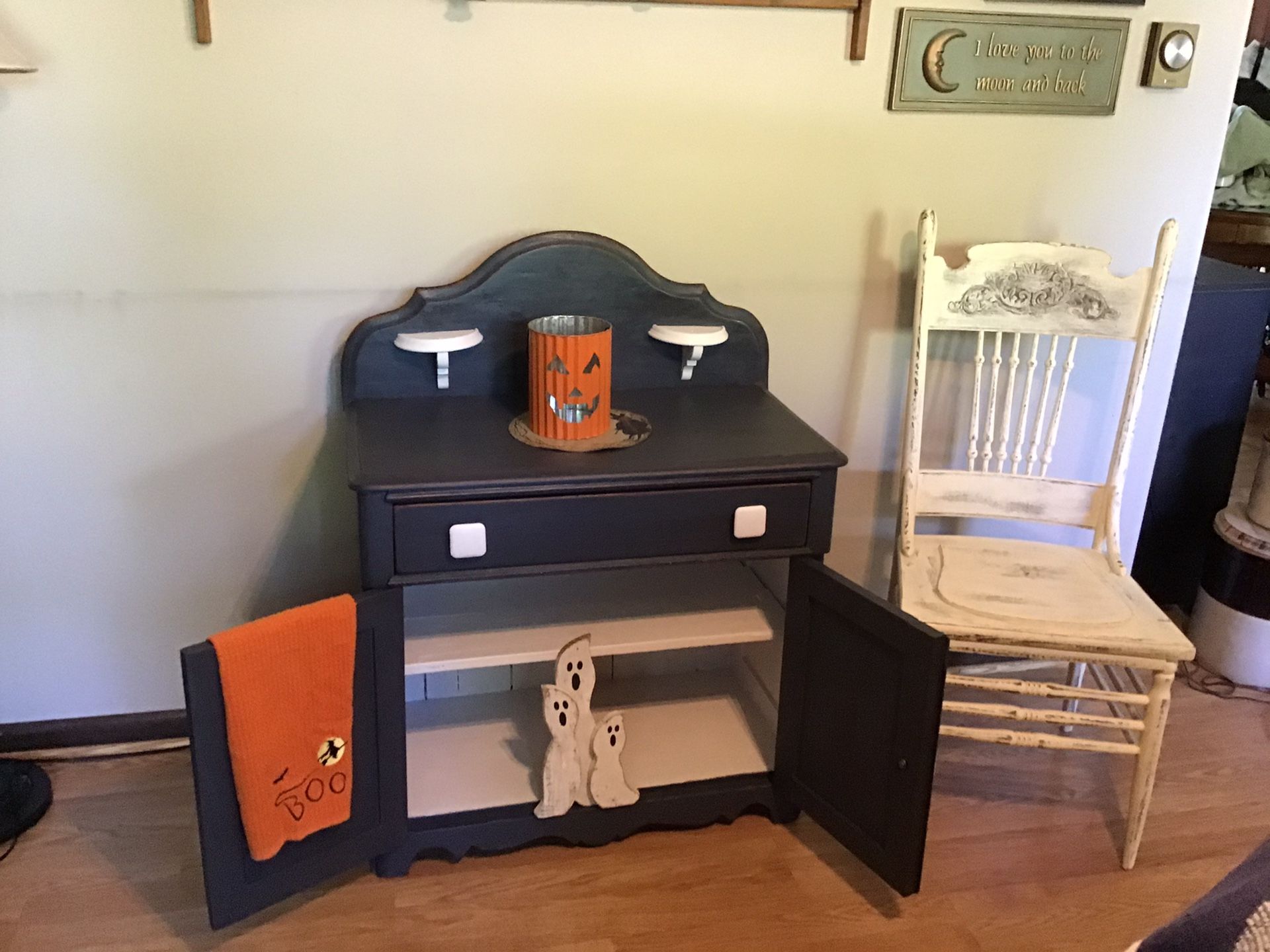 Old Wash Stand AND Old Chair.....$75. Just Wash Stand $55. AND JUST CHAIR$35.