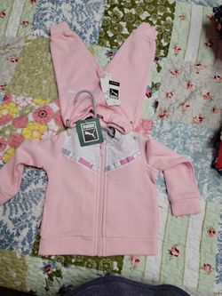 Girls 3-6 month Puma sweatsuit