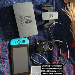 Nintendo Switch For Sale, Only Used Once