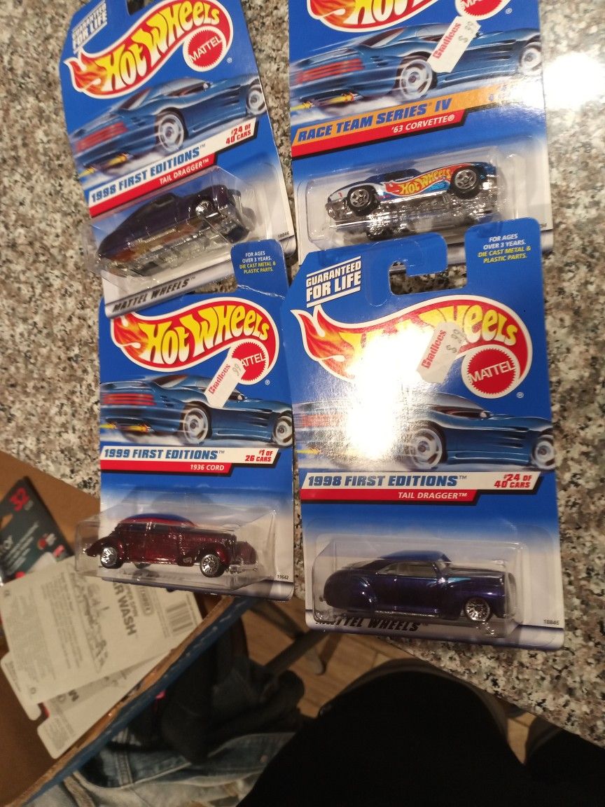 3 1997 Hot wheels And 1 1998