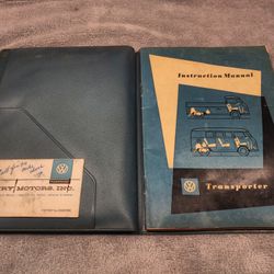 Very rare VW Transporter owners manual- November 1956


