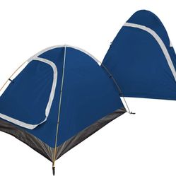 (Blue) Two Person Tent - Waterproof & Windproof 4 Season Tents for Camping, Backpacking & Hiking - Durable & Easy to Set-up - Good for 1 or 2 