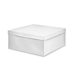 Deluxe Gift Boxes - 14 X 14 X 6", White