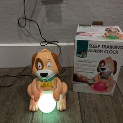 Kids Learning Light Up Alarm Clock Toy