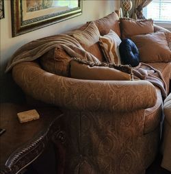 Excellent Condition Camel Color Sofa