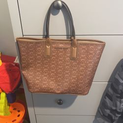 Michael Kors Brown Top Handle Bag 