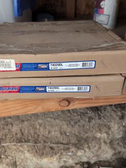 2 new Duralast 74029DL Brake Rotors