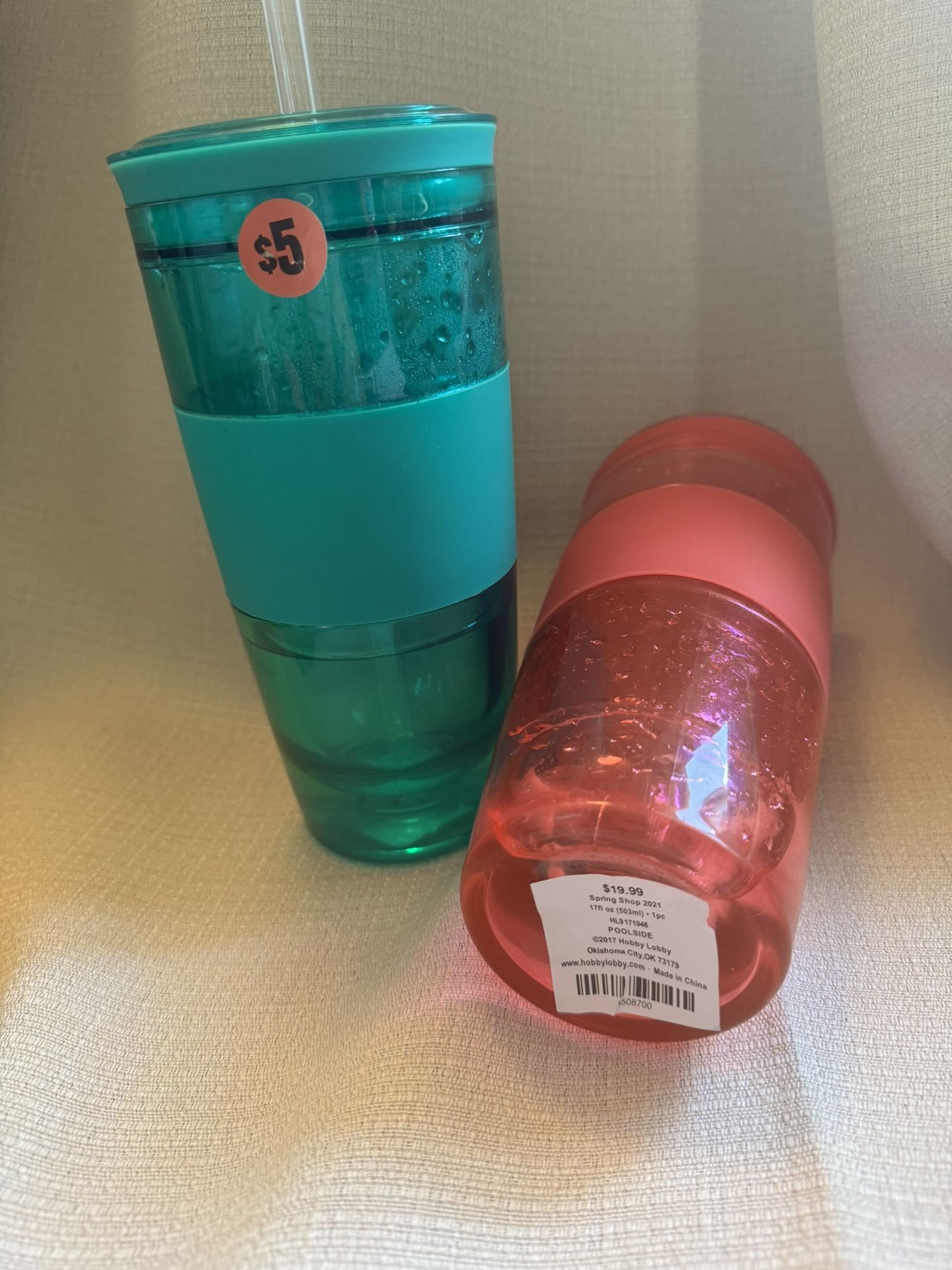 2 Tumblers $5 Ea