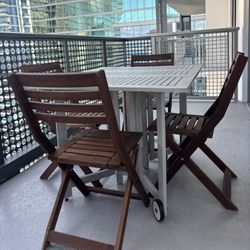 Outdoor Dining Set  (Table + 4 Chairs)