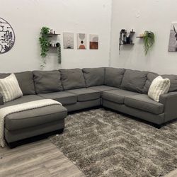 Gray Sectional Couch - Free Delivery 