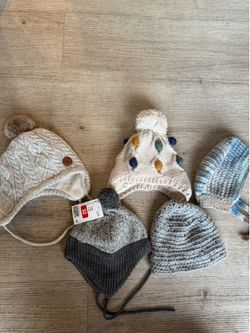 Bundle of baby hats