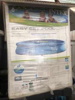 Easy set pool intex 15ft 33”