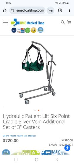 Deluxe Hydraulic Hoyer Lift