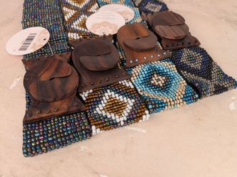 Hand made beaded belts
