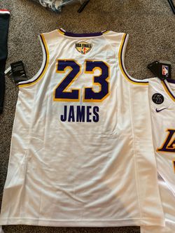 NBA finals LeBron James jersey