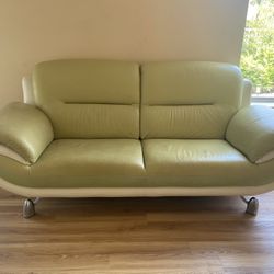 Lovely Light Colored Loveseat 