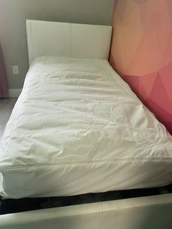 Twin Bed With Trundle White