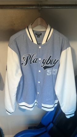 Vintage Blue Playboy x Pacsun Varsity Jacket