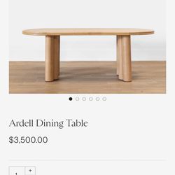 BRAND NEW ARDELL DINING TABLE