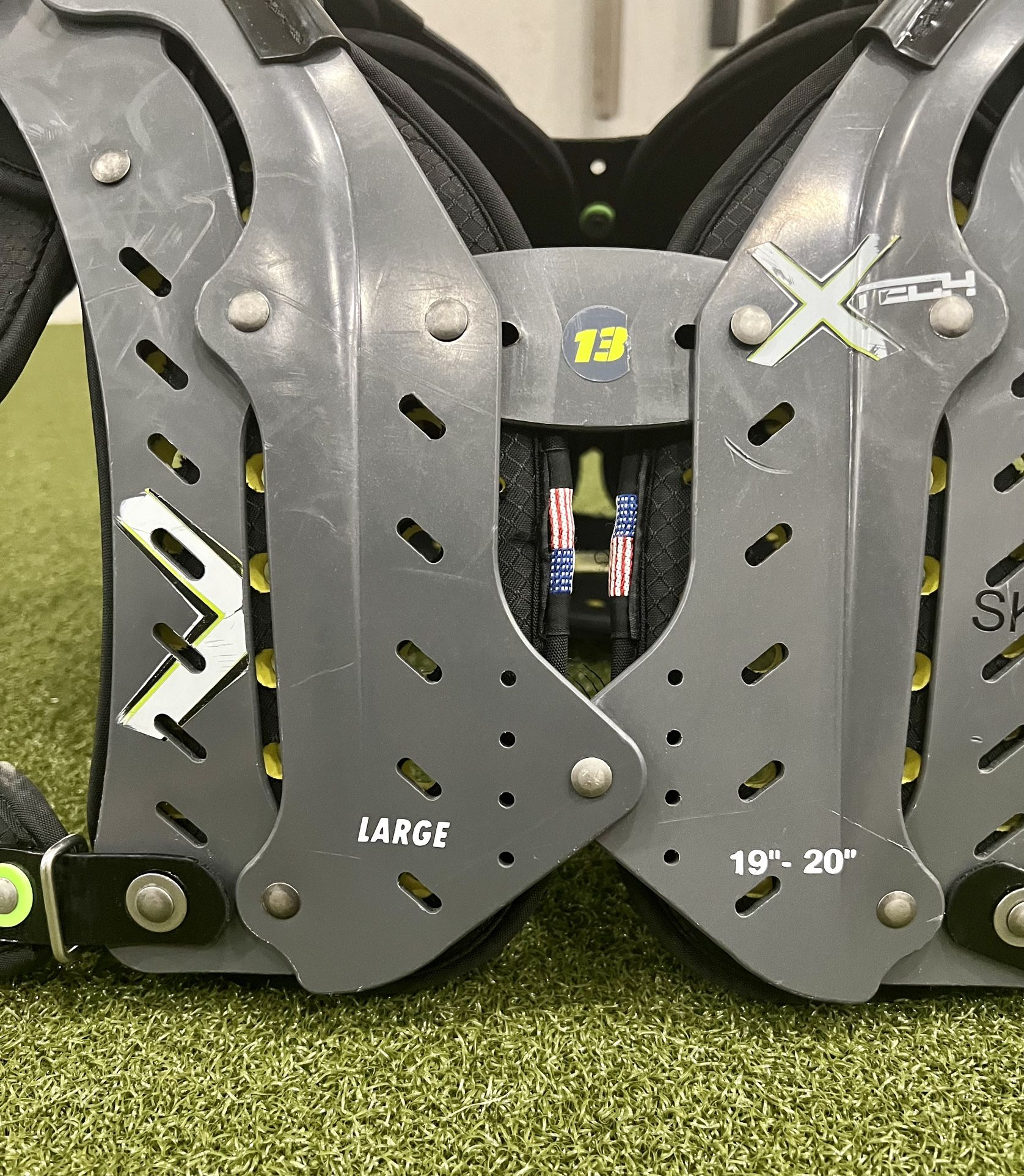 Xtech Football Shoulder Pads (Large 19”-20”) for Sale in Vancouver