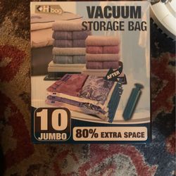 Vacuumed Storage Bags 10 Jumbo