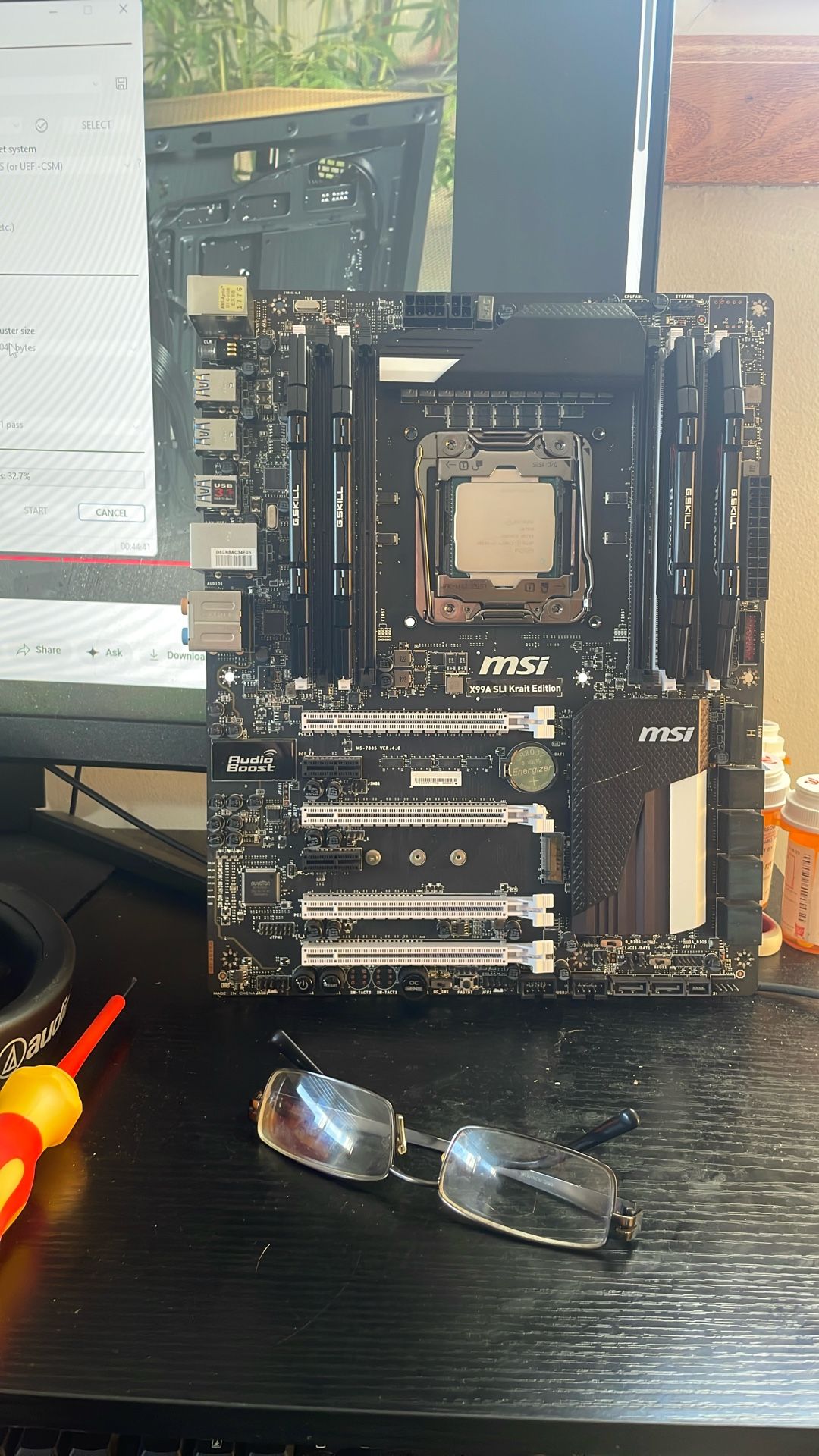 X99 Motherboard, CPU And Ram Combo