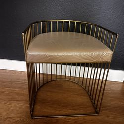 Accent chair Gold Metal
