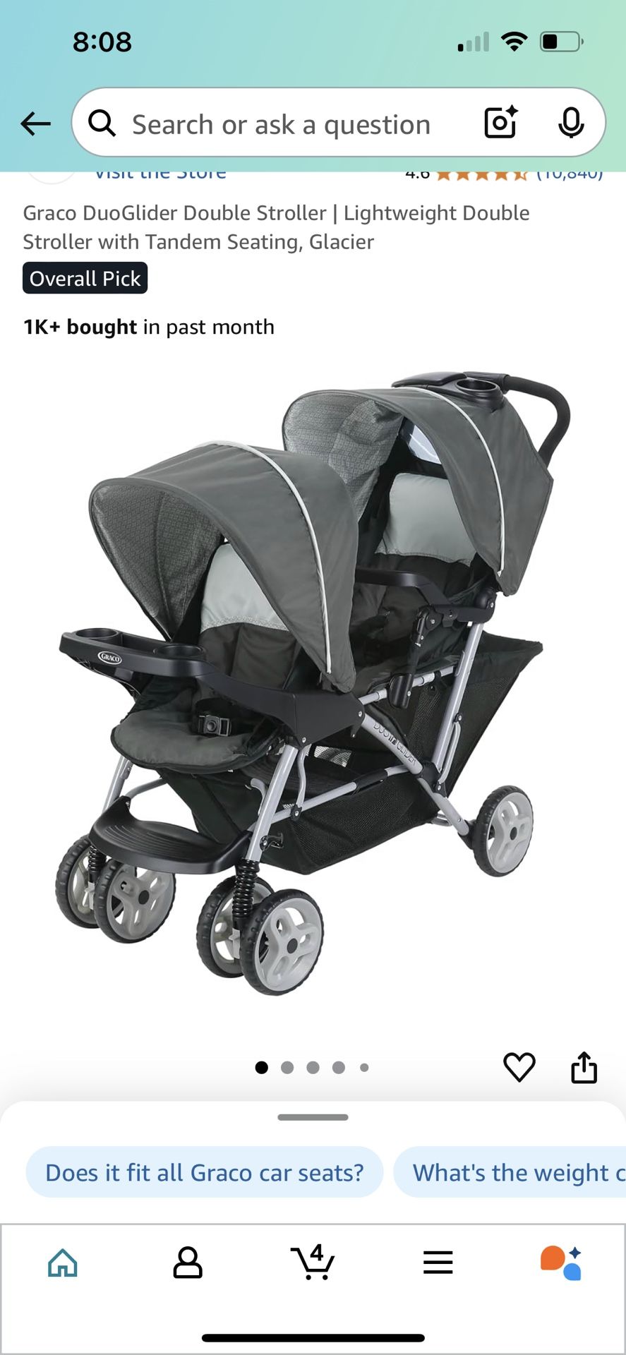 Graco Double Stroller