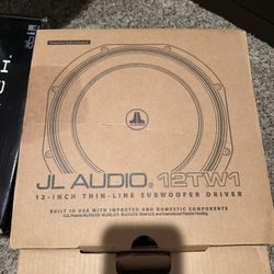 Car Sub And Amplifier