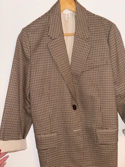 H&M Houndstooth Oversized Blazer - Size Women’s S