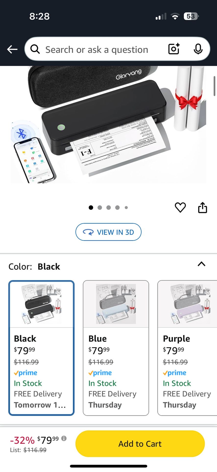 INKLESS THERMAL PRINTER