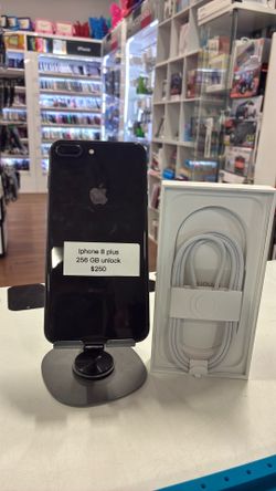 iPhone 8 Plus 256  GB Unlocked – Free Charger + Warranty!