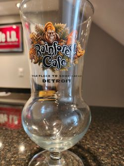 Collectible Rain forest-cocktail glass