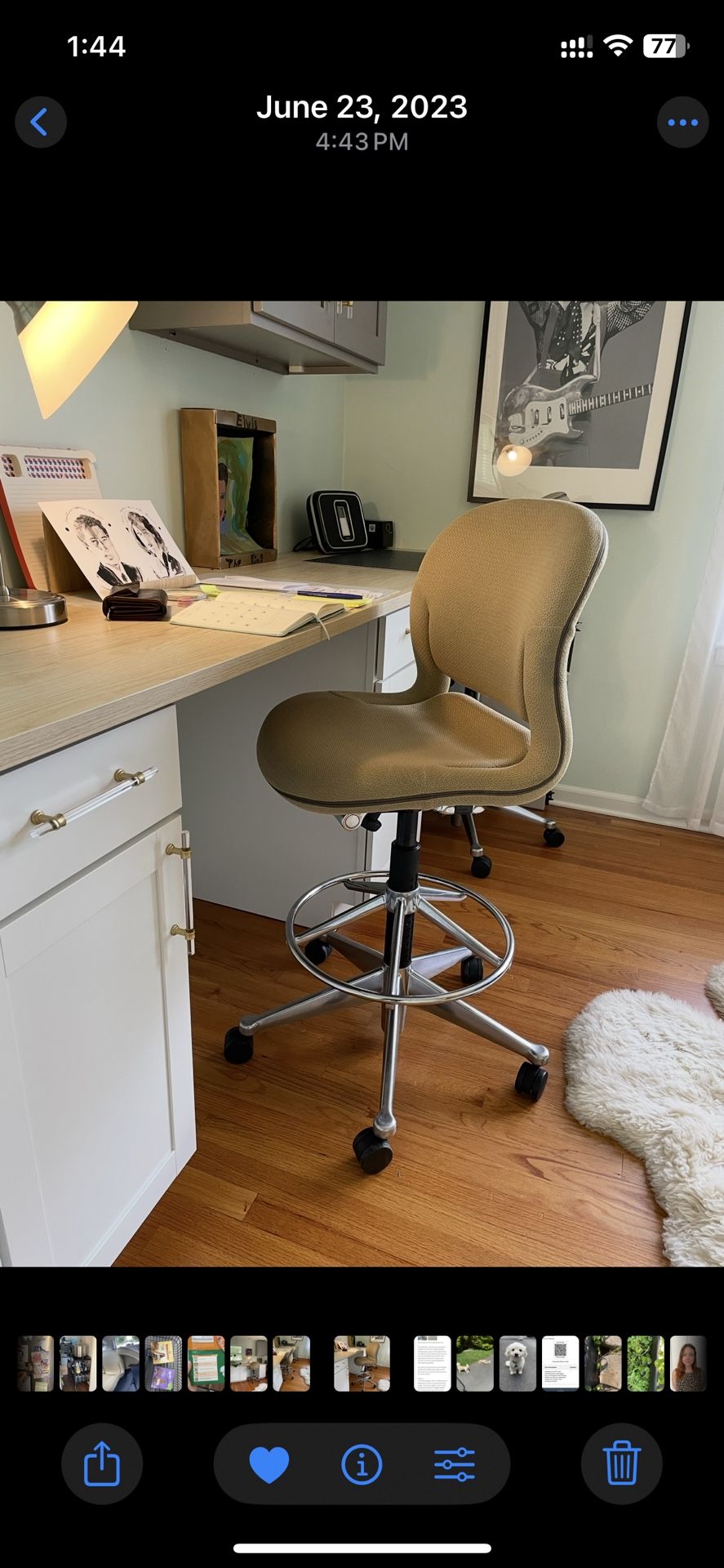 Herman miller Office Chairs/drafting Stool