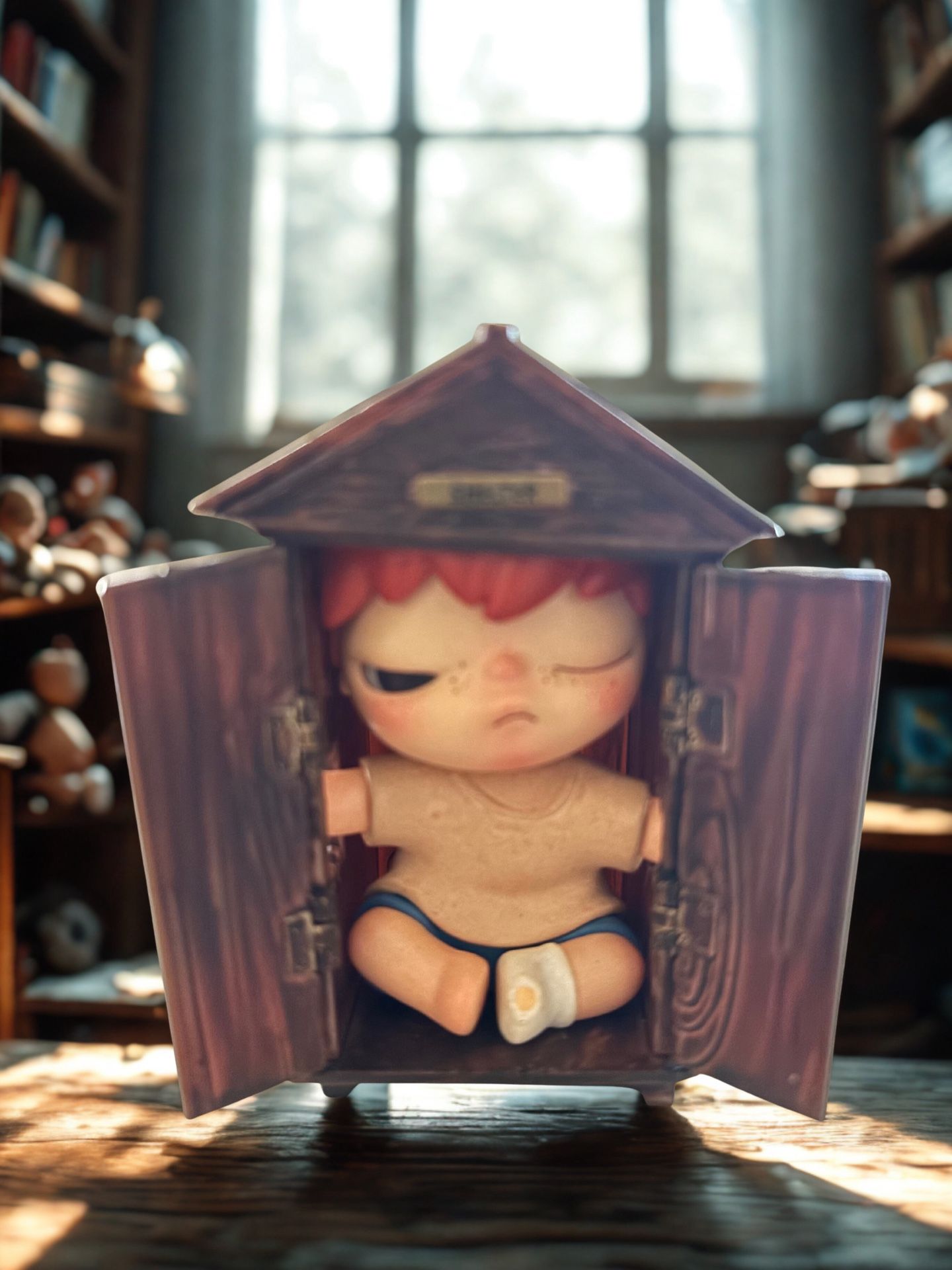 Hirono Shelter Mantel Clock