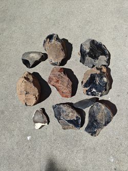 Raw Obsidian Stone.