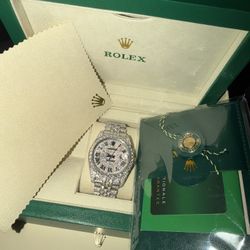 Moissanite Watch (Passes Diamond tester)