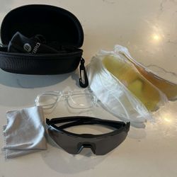 Sports Sunglasses With 4 Interchangeable Lenses